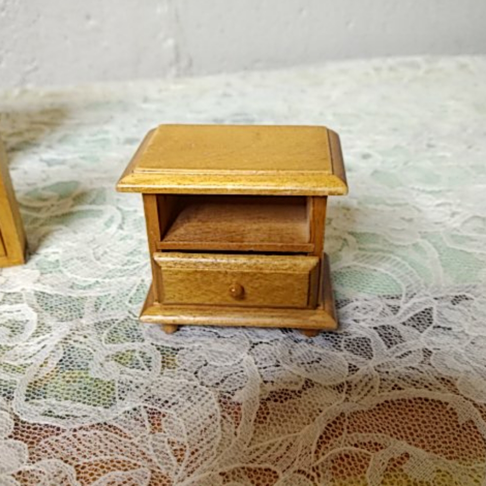 Vintage Doll House Wood Furniture Large set 12 Pc - Picture 16 of 16